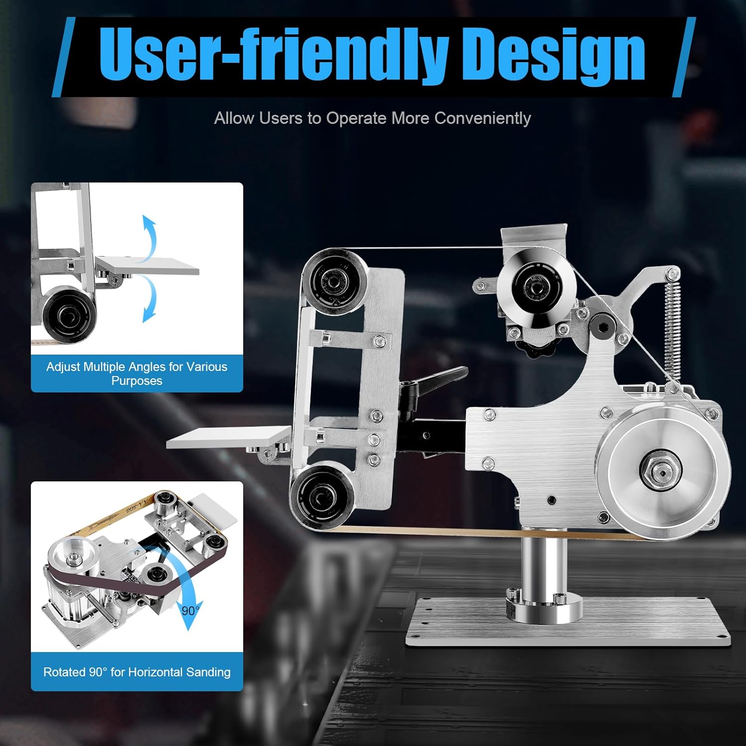 Levigatrice a nastro con motore brushless, 220 V Levigatrice a nastro Levigatrice a disco Lucidatrice Levigatrice a nastro + motore brushless Levigatrice Segnaletica