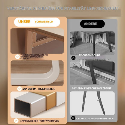Modern computer desk in a simple style, desk, PC desk for home office