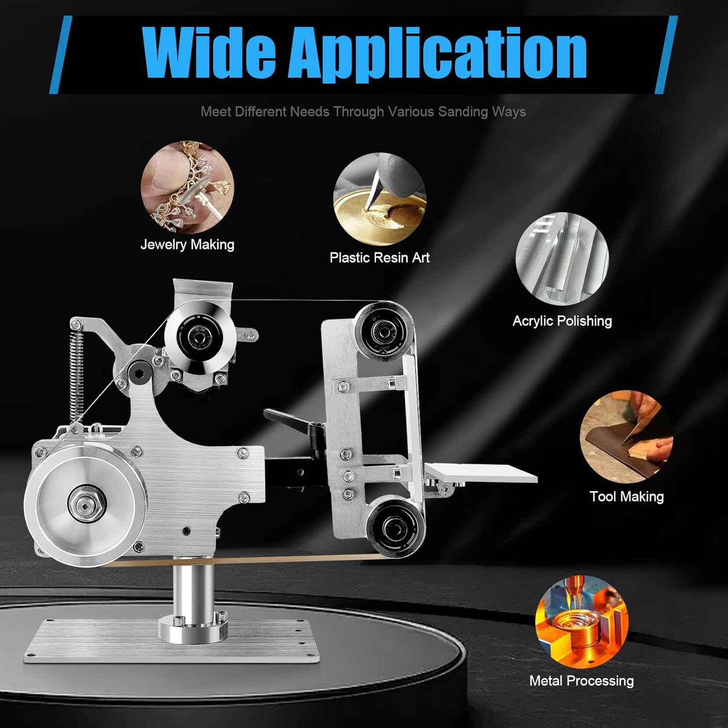 Levigatrice a nastro con motore brushless, 220 V Levigatrice a nastro Levigatrice a disco Lucidatrice Levigatrice a nastro + motore brushless Levigatrice Segnaletica