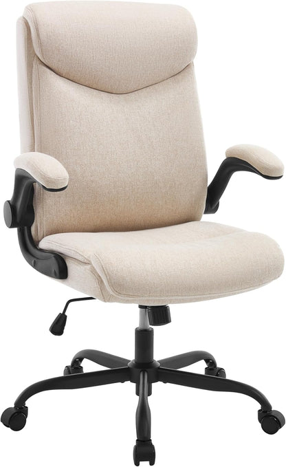 Bürostuhl ergonomisch Computerstuhl mit hochklappbarer Armlehne