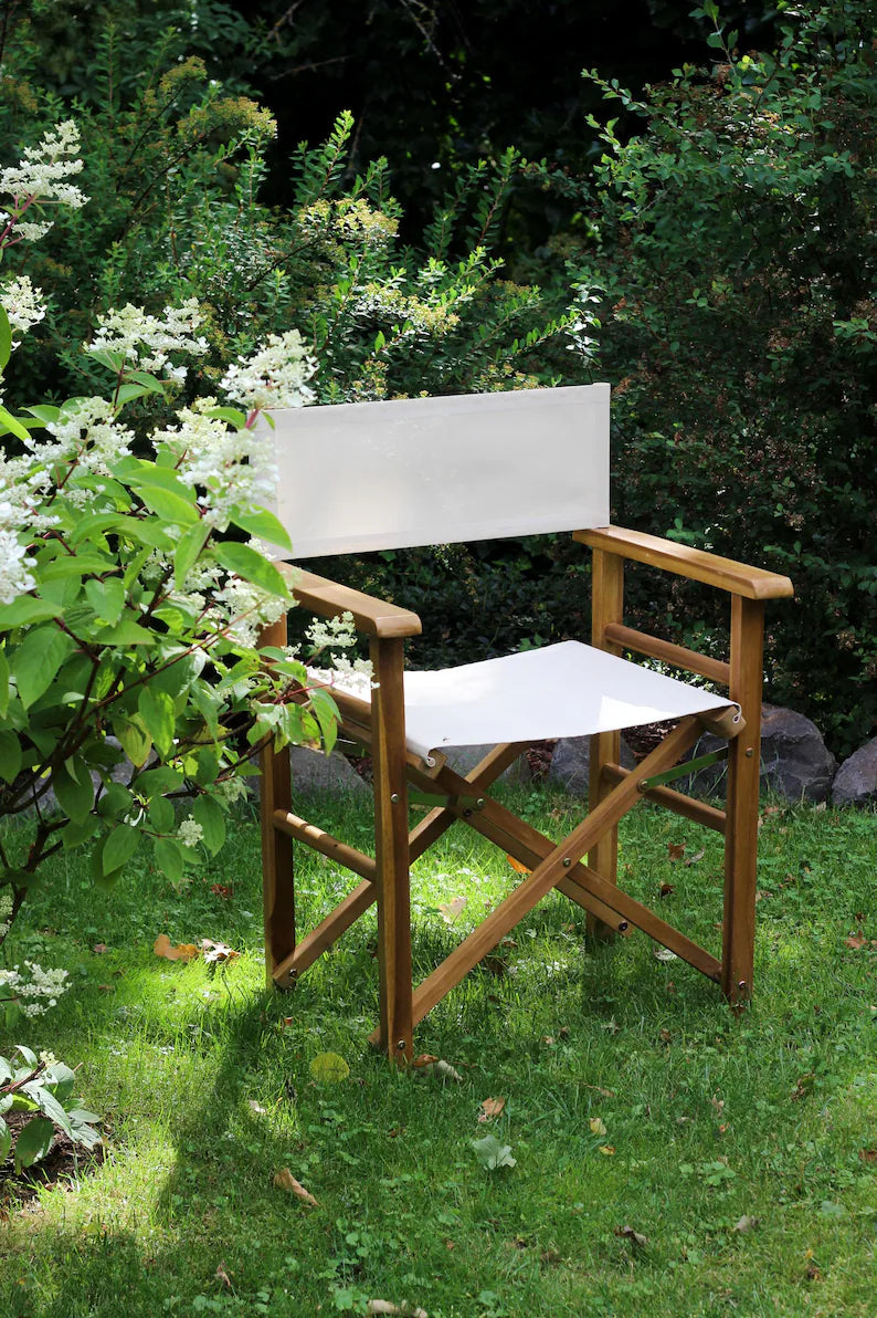 Režisérska stolička/ záhradný nábytok/ skladacia kempingová stolička